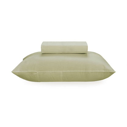 Jogo de Cama Karsten Matiza 2 Peças 100% Algodão Solteiro Chá Verde