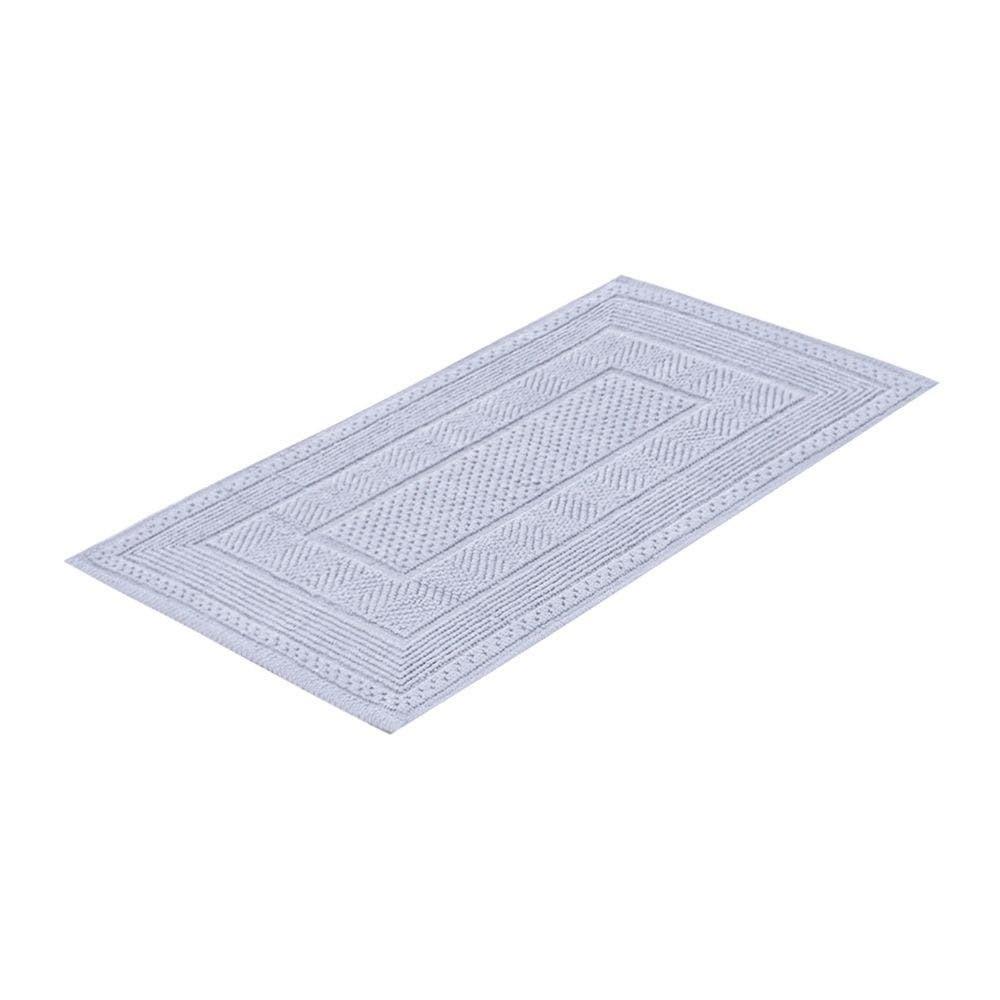 Tapete para Casa Legend 53x110 cm Cor Prata 100% Algodão