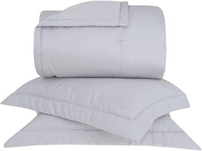 Kit Colcha Buddemeyer Bud Vision Basilic 3 Peças 270 Fios 100% Algodão Cetim King Estampado