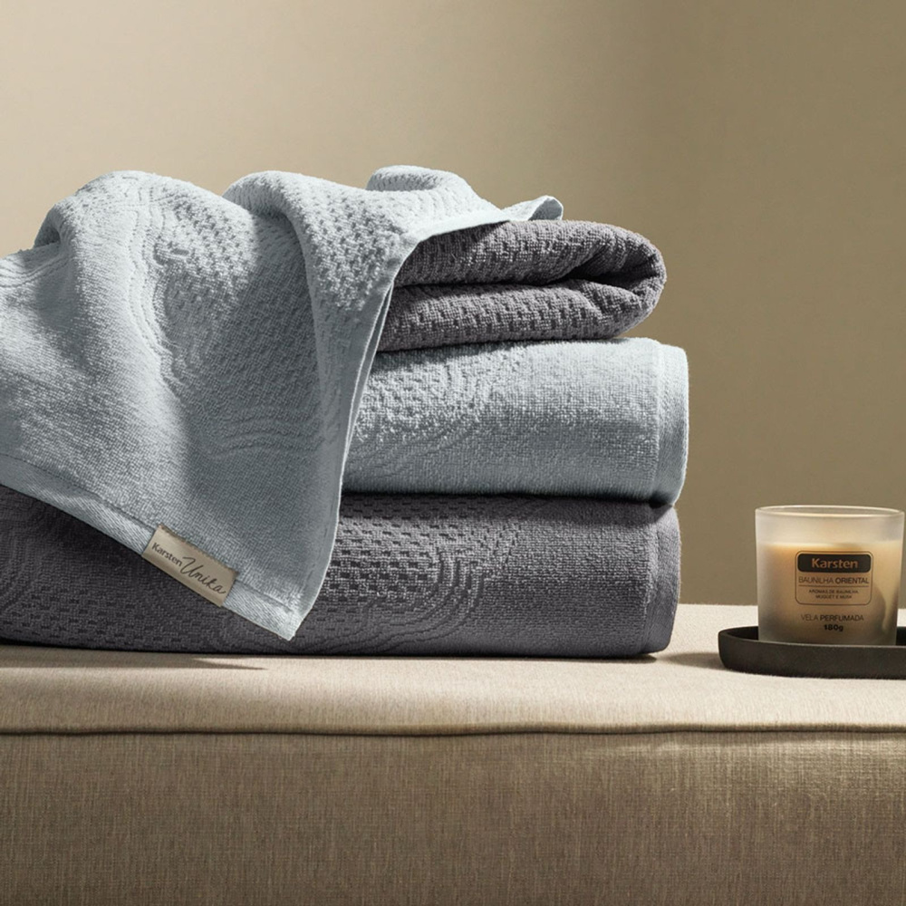 Toalha Banhão Fio Cardado 100% Algodão Galbe Azul