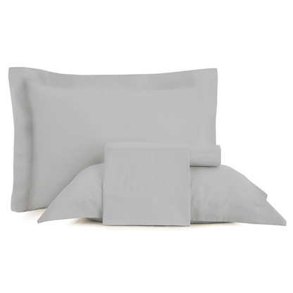 Jogo de Cama Altenburg Cetim Sublime Allure 4 Peças 2,80x2,70m Cor Cinza Grife