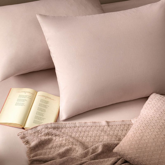 Jogo de Cama Karsten Matiza 3 Peças 100% Algodão Casal Rosa