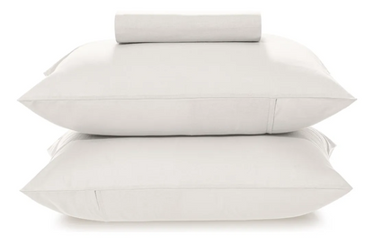 Jogo de Cama Karsten Matiza 3 Peças 100% Algodão Casal Branco