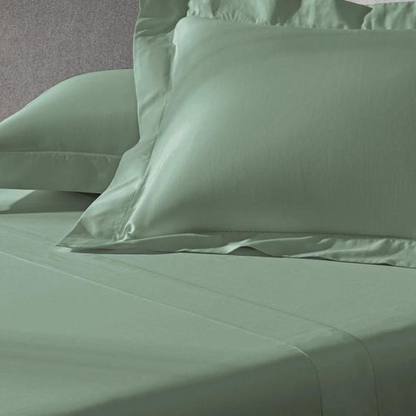 Jogo de Cama Altenburg Cetim Sublime Ponto Ajour 4 Peças 2,20x2,70m Cor Verde Agave