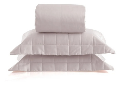 Colcha Satinee Square Super King Cor Rosé 100% Algodão