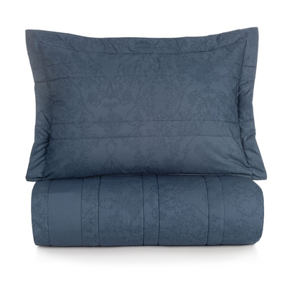 Jogo Colcha Catena 3pçs 2,20x2,60m Casal Azul