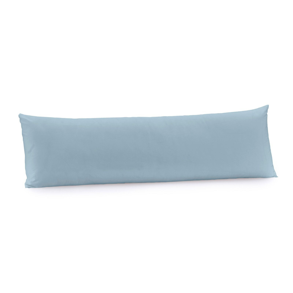Fronha Body Pillow Altenburg Algodão Lux Básica 200 Fios 40x1,30m Cor Azul Etienne