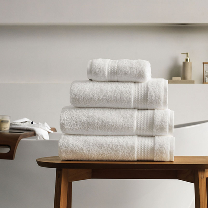 Toalha de Banho Karsten Magna Fio Penteado 100% Algodão Branco