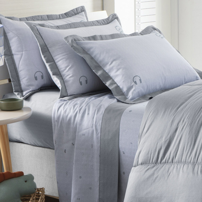 Jogo de Cama Satinee Plus 100% Algodão Solteiro Estampado