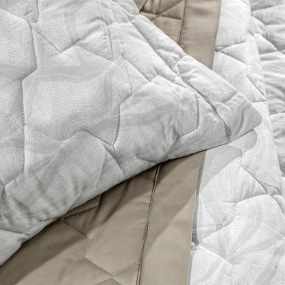 JOGO COLCHA 2PC ALGODAO LUX 200F CONECTADA SOLTEIRO ALTENBURG DUNAS