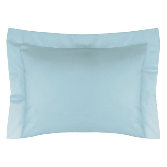 Fronha Altenburg Algodão Lux Avulsa 200 Fios com 3 Abas de 7cm 50x70cm Cor Azul Etienne