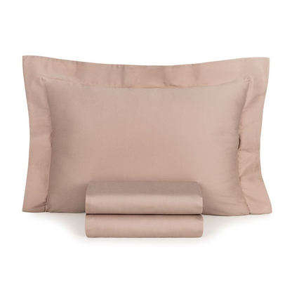 Jogo de Cama Queen 300 Fios 100% Algodão Bossa rosa