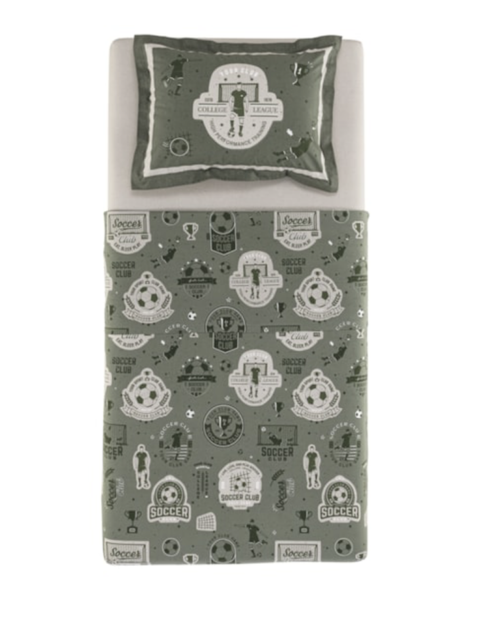 Edredom Karsten Futebol Estampado 1,80x2,50m Solteiro