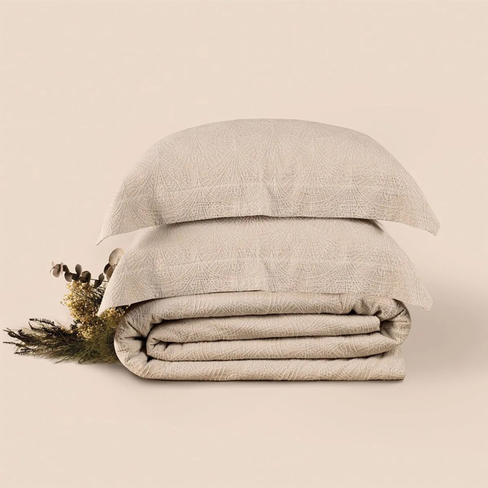 Jogo de Colcha Super King Altenburg Haus Ópera 100% algodão 3 Peças