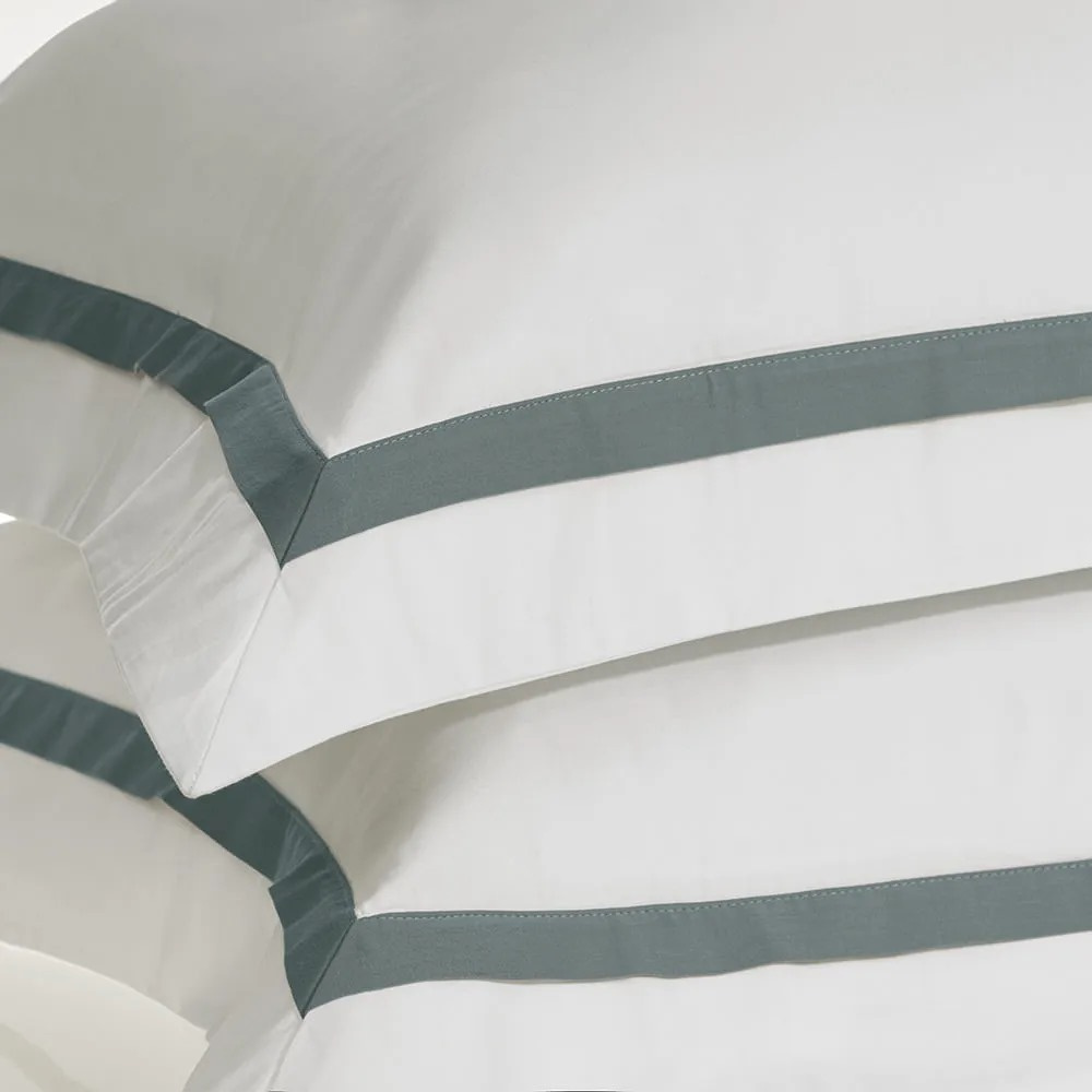 SUPER FRONHA VERCELLI COR 1 BRANCOAZUL MARE 50x90cm TRUSSARDI 300 FIOS
