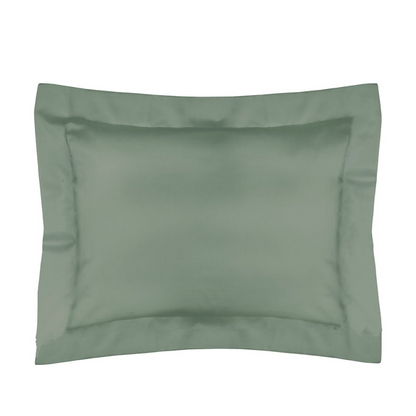 Fronha Altenburg Cetim Sublime Ponto Ajour com 4 Abas de 7cm 50x70cm Cor Verde Agave