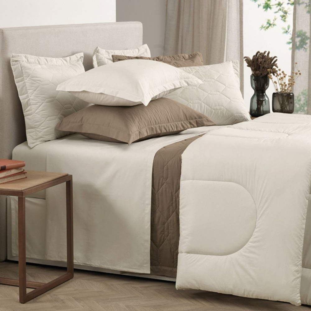 Jogo de Cama Karsten Tom 4 Peças  220 x 250cm Casal Branco