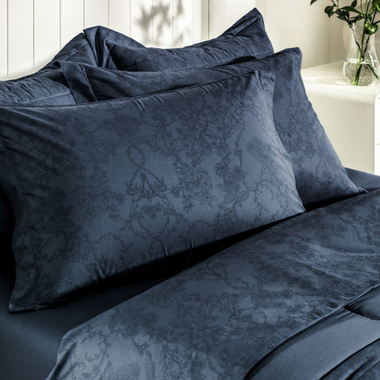 Jogo Colcha Catena 3pçs 2,20x2,60m Casal Azul