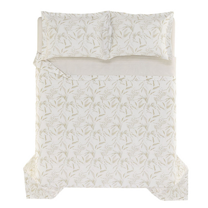 Jogo De Colcha Dimitri 3 Peças 300 Fios 290 x 260cm King Est Verde