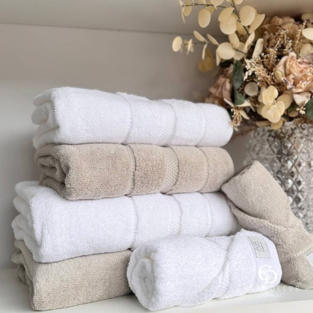 Toalha de Rosto Vision Dual Air 48x90 cm Cor Branco 100% Algodão