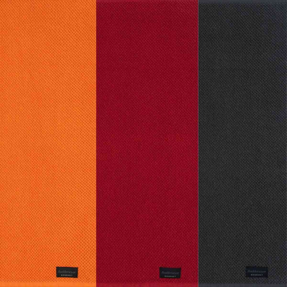Jogo de 3 Peças Quadriculado 48x71 cm Cores Vermelho, Cinza e Laranja 100% Algodão