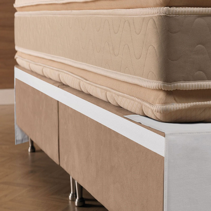 Saia Para Colchao com Elastico Pilar 1,40x1,90x35cm Casal Karsten