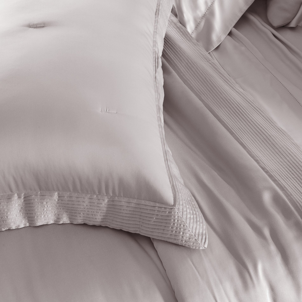 Colcha Bali Bambu 400 Fios Super King Cor Rosé