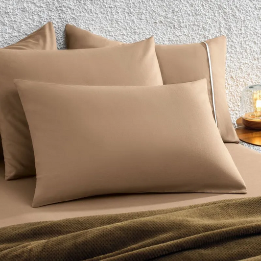 Jogo de Cama Karsten Matiza 3 Peças 100% Algodão Queen Marrom/caramelo