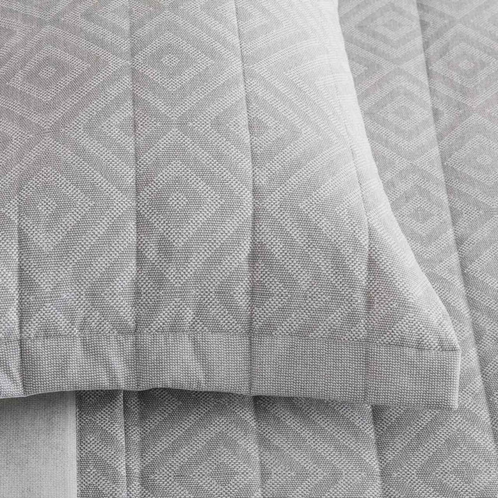 Kit Colcha Buddemeyer Trapuntada Boston 3 Peças 180 Fios 100% Algodão Percal Queen Estampado