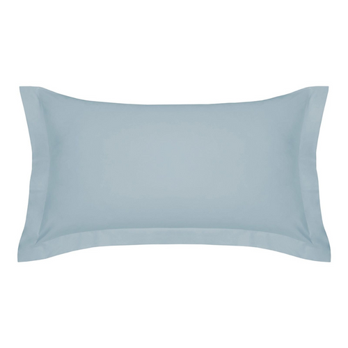 Fronha Altenburg Algodão Lux Avulsa 200 Fios com 3 Abas de 7cm 50x90cm Cor Azul Etienne
