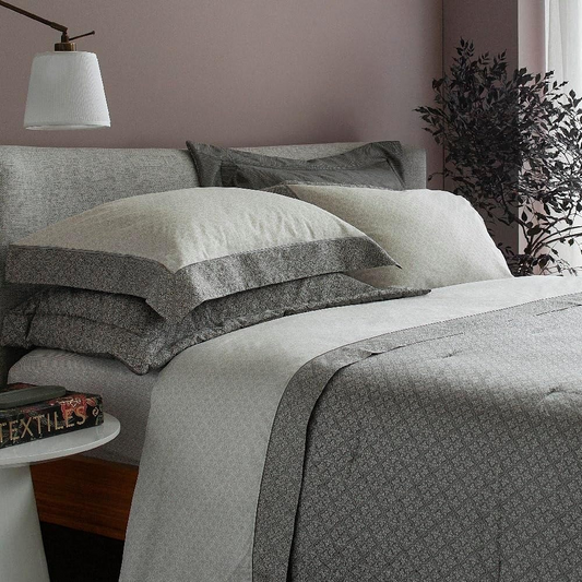 Jogo de Cama Casal Lotus Cetim 300 Fios 100% Algodão 2.20X2.75cm