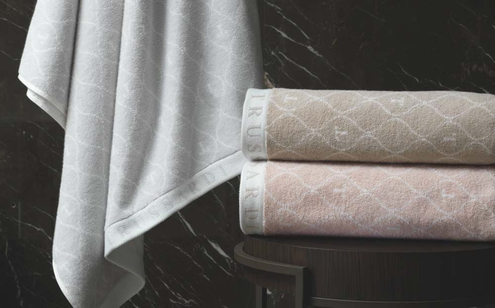 Toalha Banhão Trussardi Speciale Jacquard Fio Tinto Fendi