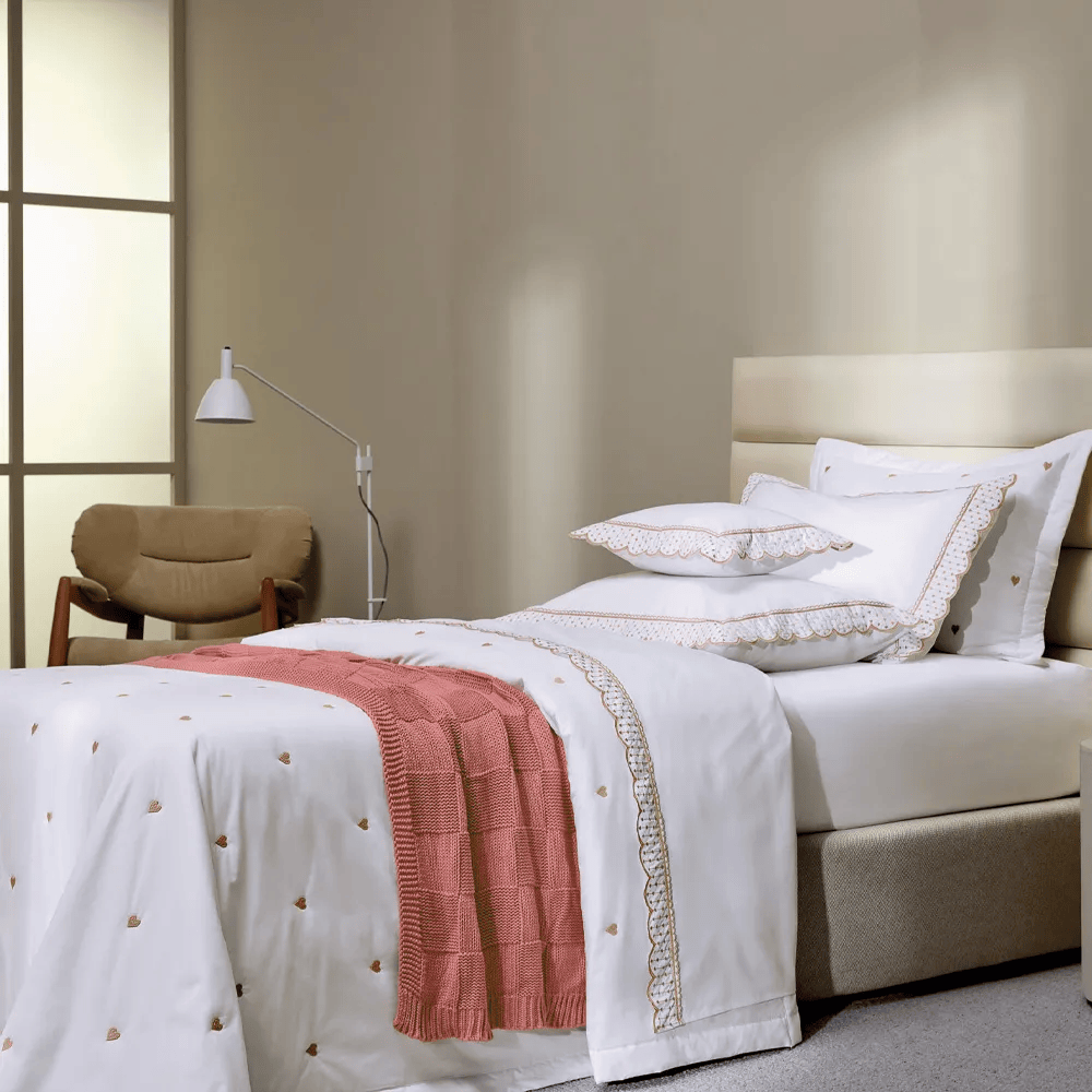 ALMOFADA PICCOLA BRANCO DUNA 30x40cm 100% algodão Tricot Trussardi