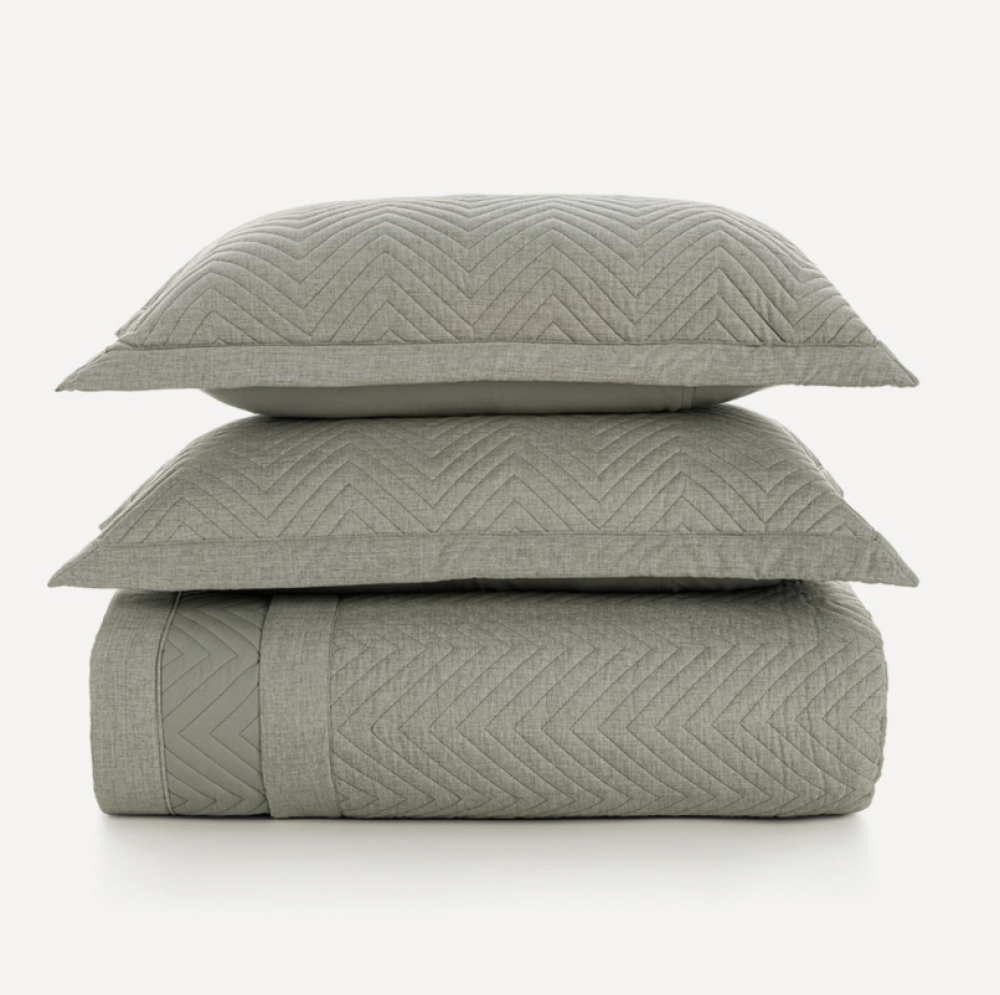 Jogo de Colcha Karsten Arturo Concreto Queen 2,40x2,60m