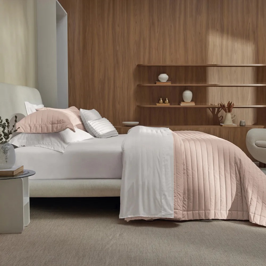 JOGO DE COLCHA MONTELEONE AVENA QUEEN 2,40x2,60 200 fios 100% algodão Trussardi