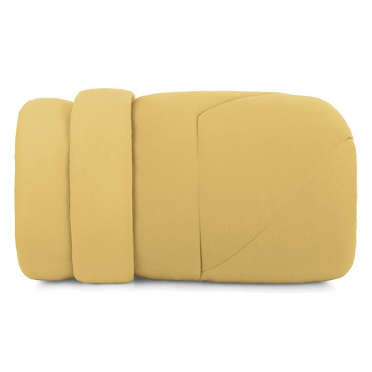 Edredom Altenburg Malha 100% Algodão 1,70x2,40m Cor Amarelo Mostarda