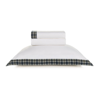 Jogo de Cama Solteiro 200 Fios 100% Algodão Tobias