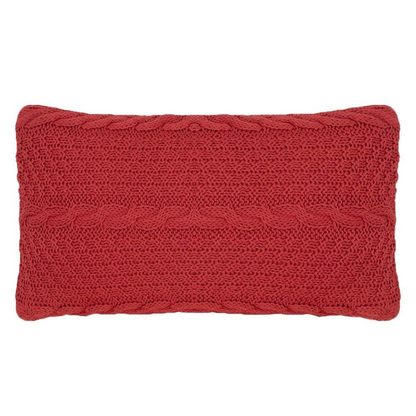 Almofada Tricot Frankie 30x50 cm Cor Terracota 100% Poliéster