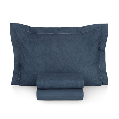 Jogo De Cama  Catena 3 Peças  180 x 250 cm Solteiro Azul