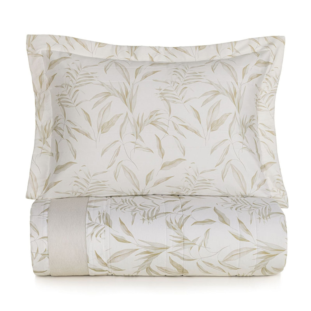 Jogo De Colcha Dimitri 3 Peças 300 Fios 290 x 260cm King Est Verde