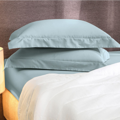 Lençol com Elástico Altenburg Algodão Lux Básico 200 Fios 1,38x1,88x0,30m Cor Azul Etienne