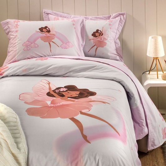 Jogo Cama Karsten Graciela 100% Algodão 1,80 x 2,50 cm Solteiro Branco