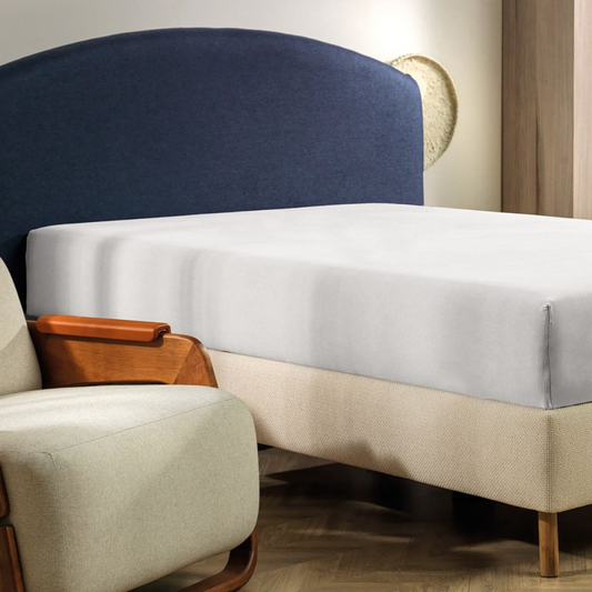 Lençol de Elástico Altenburg Básico 300 Fios 100% Algodão 1,38x1,88x0,40m Cor Branco