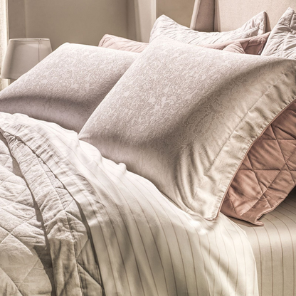 Jogo de Colcha Elisa 290 x 260cm King Est Bege