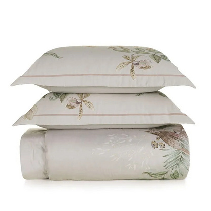 COLCHA KARSTEN C/ PORTA TRAVESSEIRO 300 FIOS CETIM 100% ALGODÃO EGÍPCIO ISLA KING