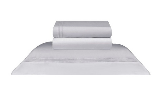 Jogo de Cama Castle King Prata 400 fios 100% Algodão 2.90x2.80cm