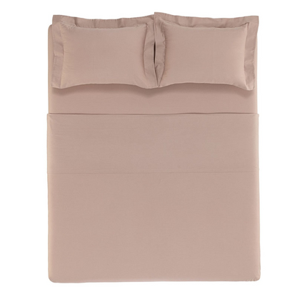 Jogo de Cama Queen 300 Fios 100% Algodão Bossa rosa