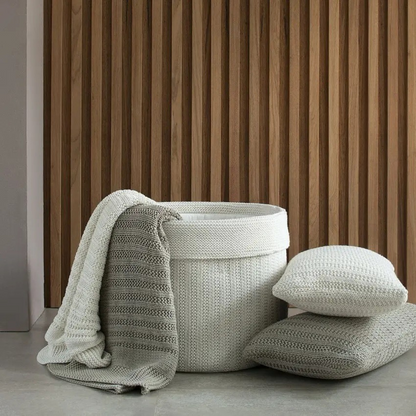 Manta Tricot Taylor 125x150 cm Cor Kaki 100% Poliéster