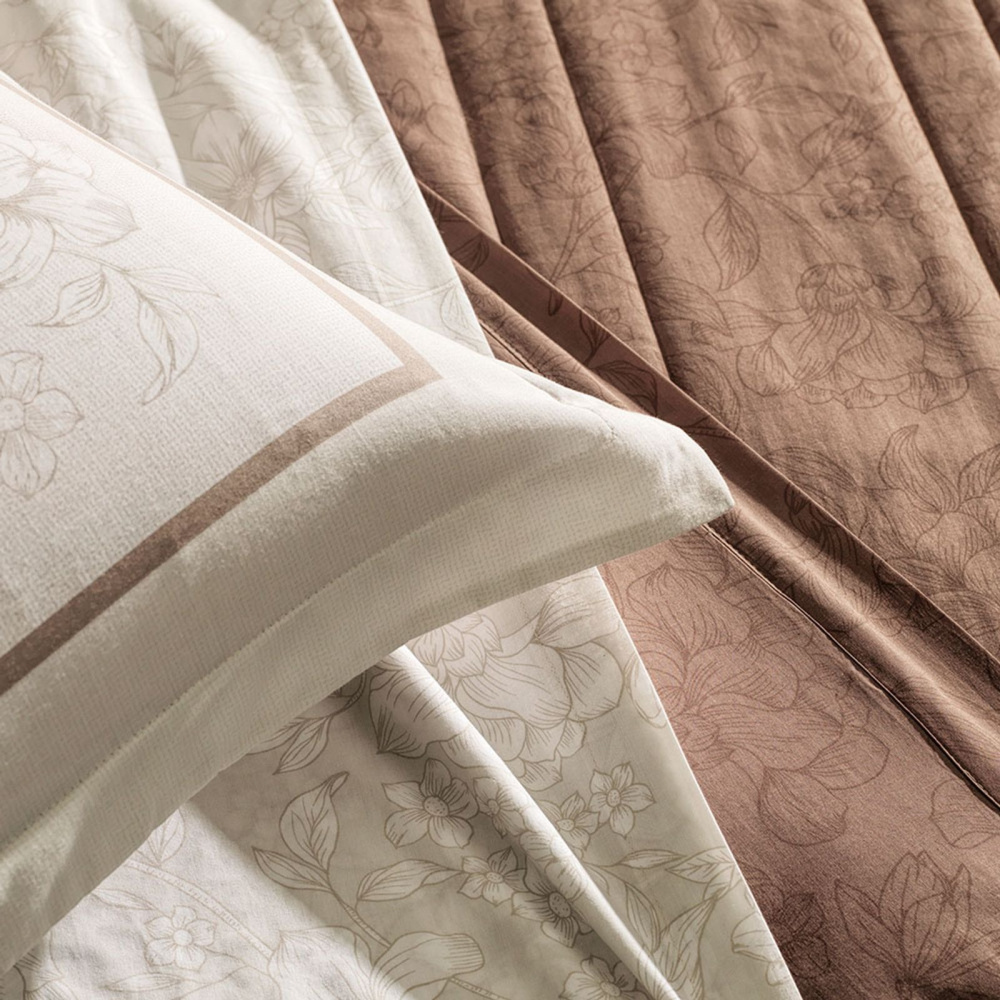 Jogo de Cama Casal com Capa de Almofada 100% Algodão Mallu Karsten