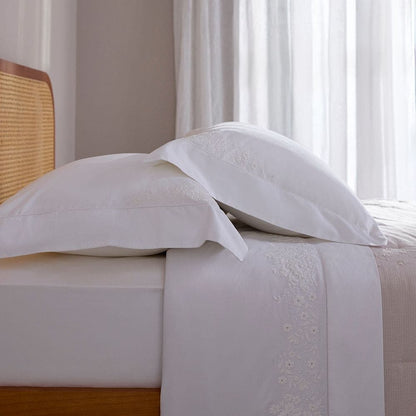 JOGO DE CAMA S.KING ORNELLA  BRANCO 2.80X2.90CM